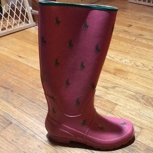 Polo rain boots